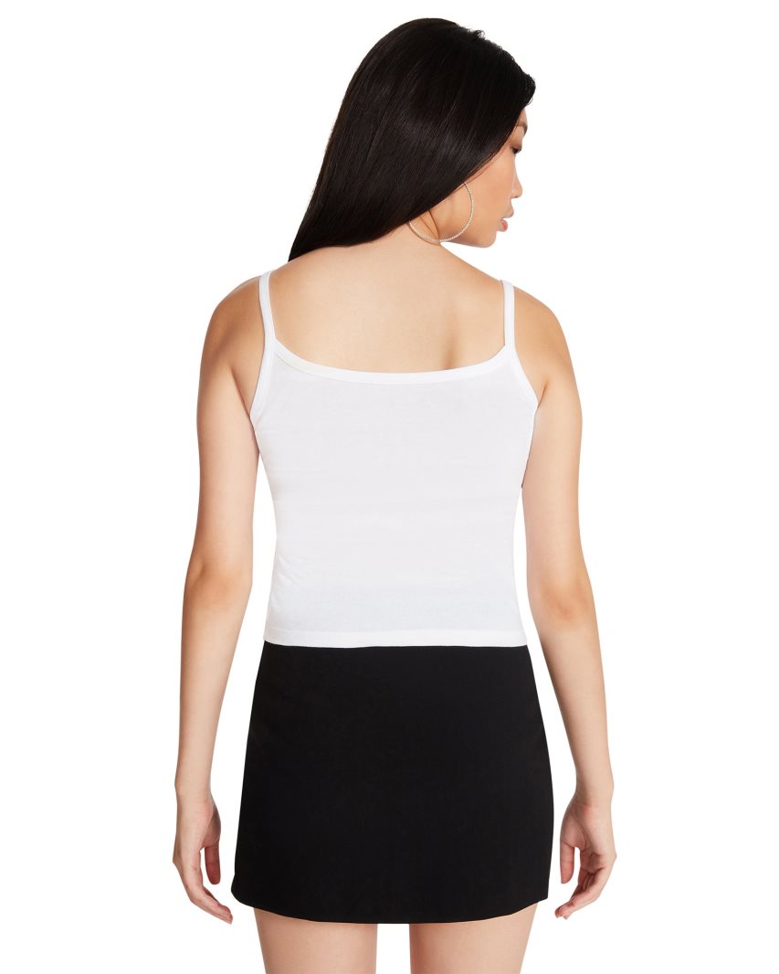 White Steve Madden Alexa Women's Tanks | PH 7310TBZ